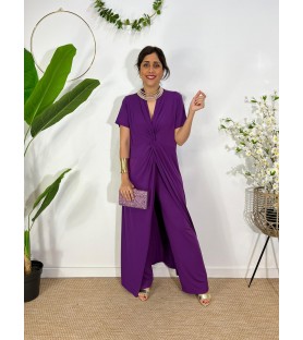 CONJUNTO LISBOA M/CORTA MORADO