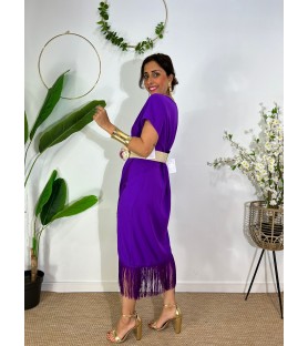 VESTIDO CUNA M/CORTA MORADO