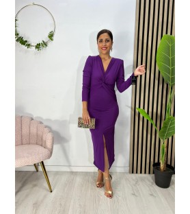 VESTIDO NANTES MORADO