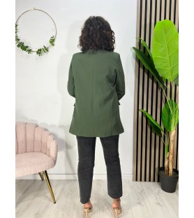 BLAZER PRINT FLOR VERDE