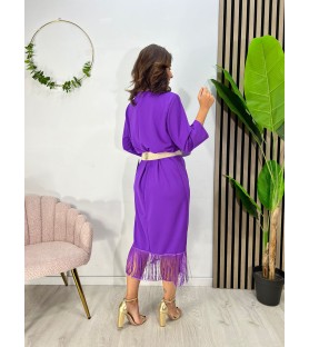 VESTIDO CUNA M/FRANCESA MORADO