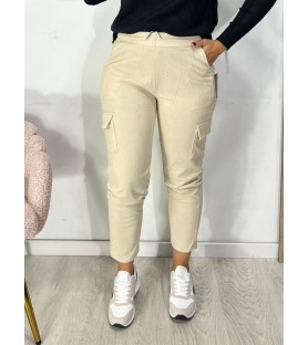 PANTALÓN MICROPANA BEIGE