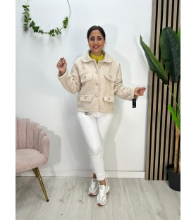 CHAQUETA NORUEGA BEIGE