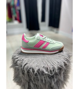 ZAPATILLA VERDE Y FUCSIA ADID