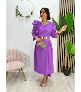 VESTIDO ANDREA CURVY MORADO