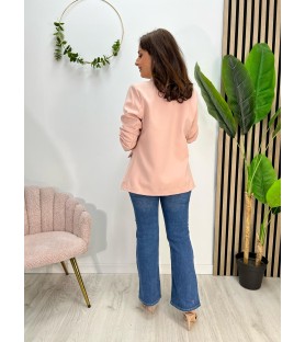 BLAZER M/ FRUNCIDA ROSA