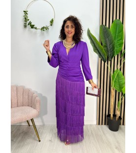 VESTIDO TRIANA MORADO