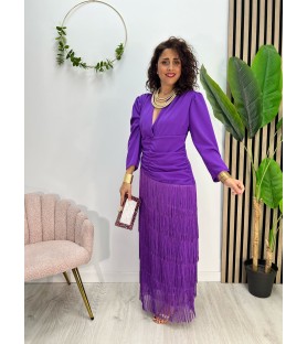 VESTIDO TRIANA MORADO