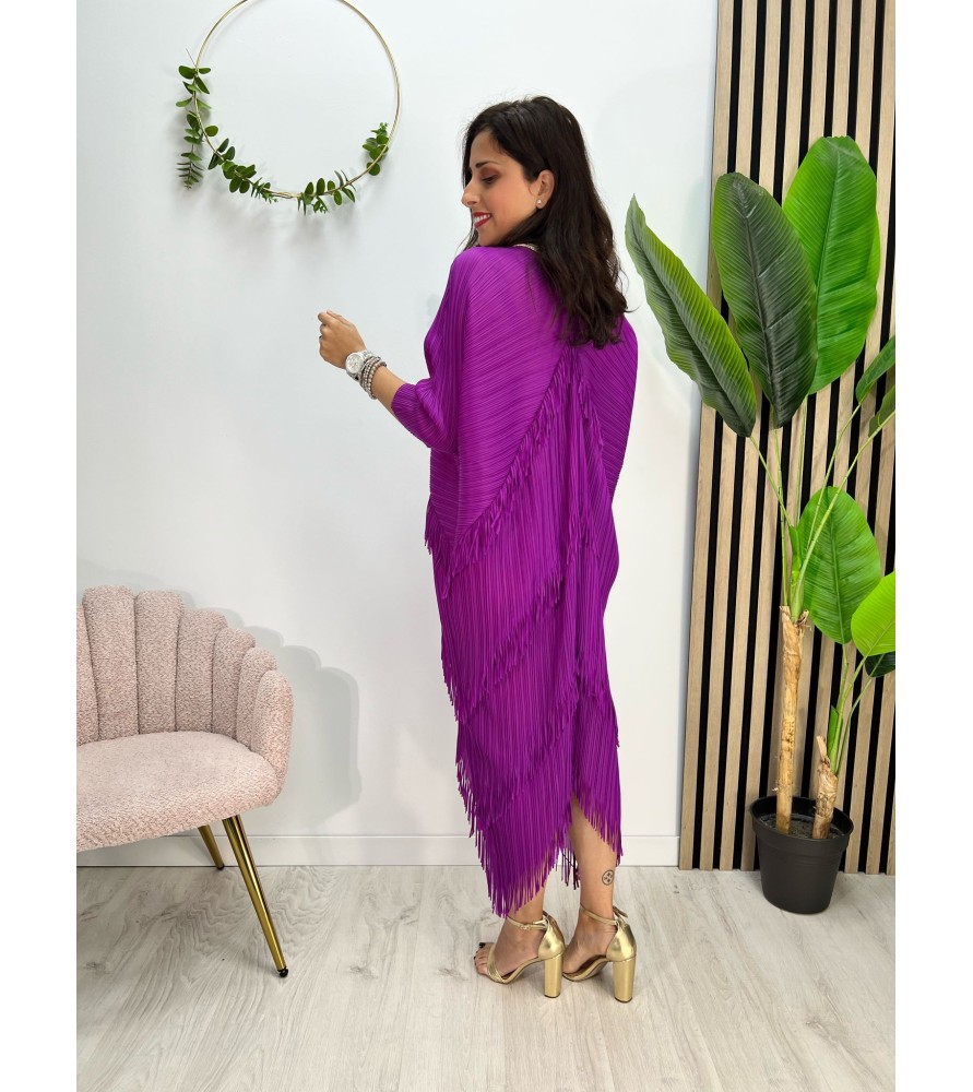 VESTIDO CLEN LISO BUGANVILLA