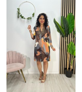 VESTIDO VIENTO MARRÓN