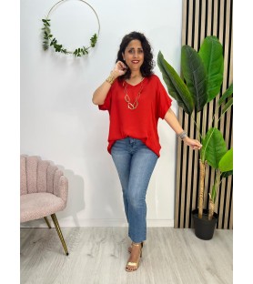 CAMISETA ROJA