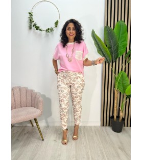 CAMISETA LUX ROSA