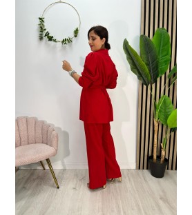 CONJUNTO ARACENA ROJO LISO