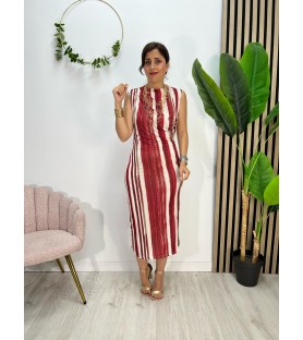 VESTIDO MALI ROJO