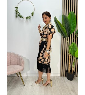 VESTIDO SAETA NEGRO