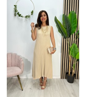 VESTIDO PANDORA BEIGE