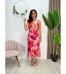 VESTIDO DIVA FUCSIA