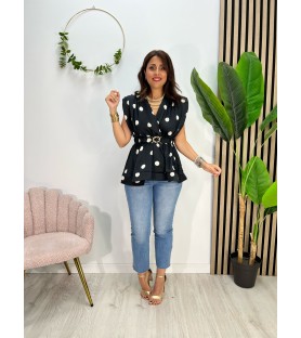 BLUSA MEGAN NEGRA