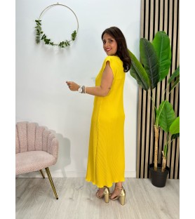 VESTIDO ALMERIA MOSTAZA