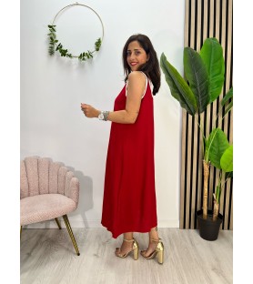 VESTIDO NAVIRA ROJO
