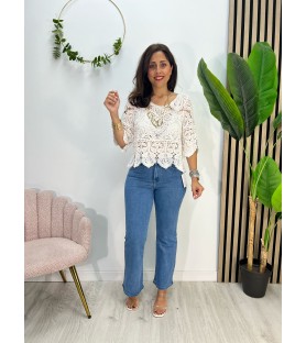 BLUSA ARABIA BLANCA