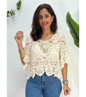 BLUSA ARABIA BEIGE