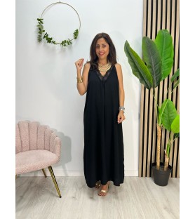 VESTIDO LENCERO NEGRO