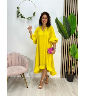 VESTIDO VALERIA AMARILLO