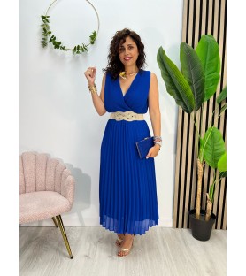 VESTIDO CLAUDIA AZÚL