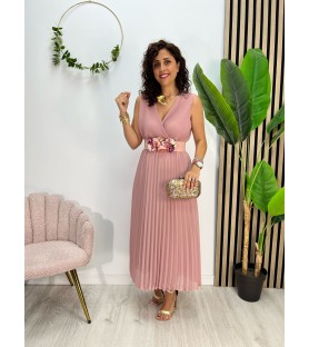 VESTIDO CLAUDIA ROSA