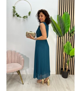 VESTIDO CLAUDIA PETROLEO