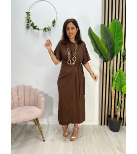 VESTIDO SUSAN MARRÓN