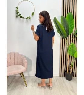 VESTIDO SUIZA MARINO