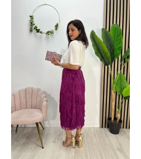 FALDA FLECOS BUGANVILLA