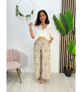 PANTALÓN BEIGE SILVER +...