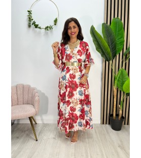 VESTIDO SERENA ROJO