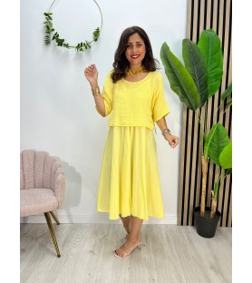 VESTIDO LAURA AMARILLO