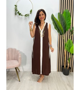 VESTIDO LETICIA MARRÓN