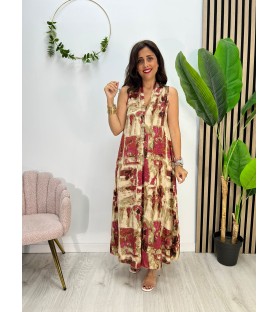 VESTIDO LEONÉS BUGANVILLA +...