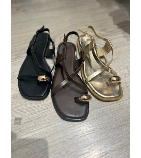 SANDALIA ZARA DORADA