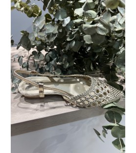 ZAPATO PLADO DORADO