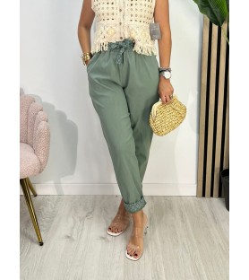PANTALÓN RITA VERDE OSCURO