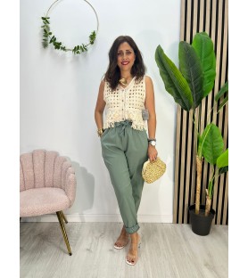 CHALECO NANTES BEIGE