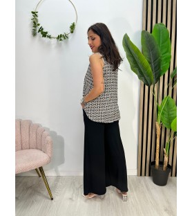 CONJUNTO FULAR NEGRO