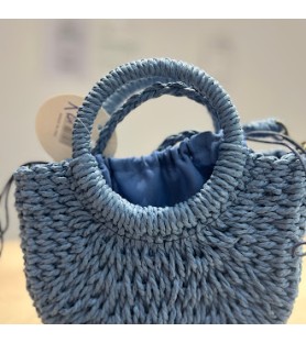 BOLSO RAFIA AZUL
