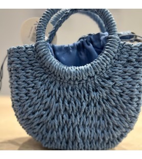 BOLSO RAFIA AZUL