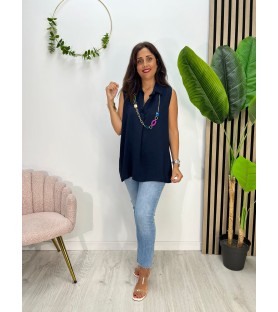 BLUSA KARMELA MARINO +...