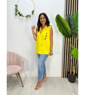 BLUSA KARMELA AMARILLA
