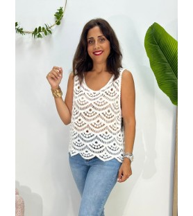 BLUSA MICA BLANCA
