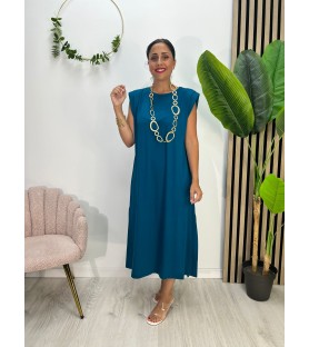 VESTIDO ÁVILA CURVY PETROLEO